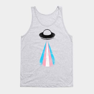 Gaylien Transgender Pride UFO Tank Top